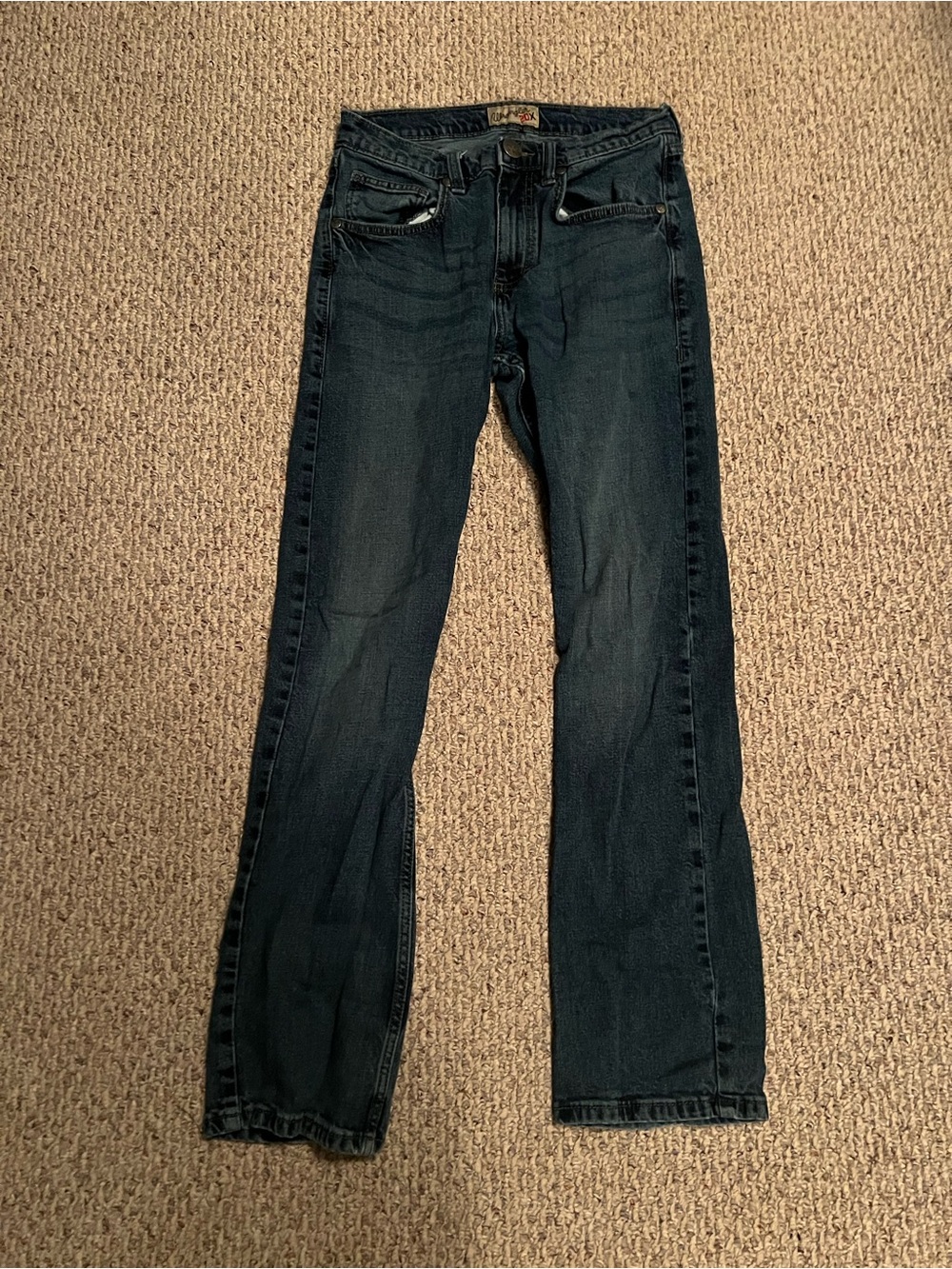 Wrangler Straight Leg Men's Jeans in Dark Blue